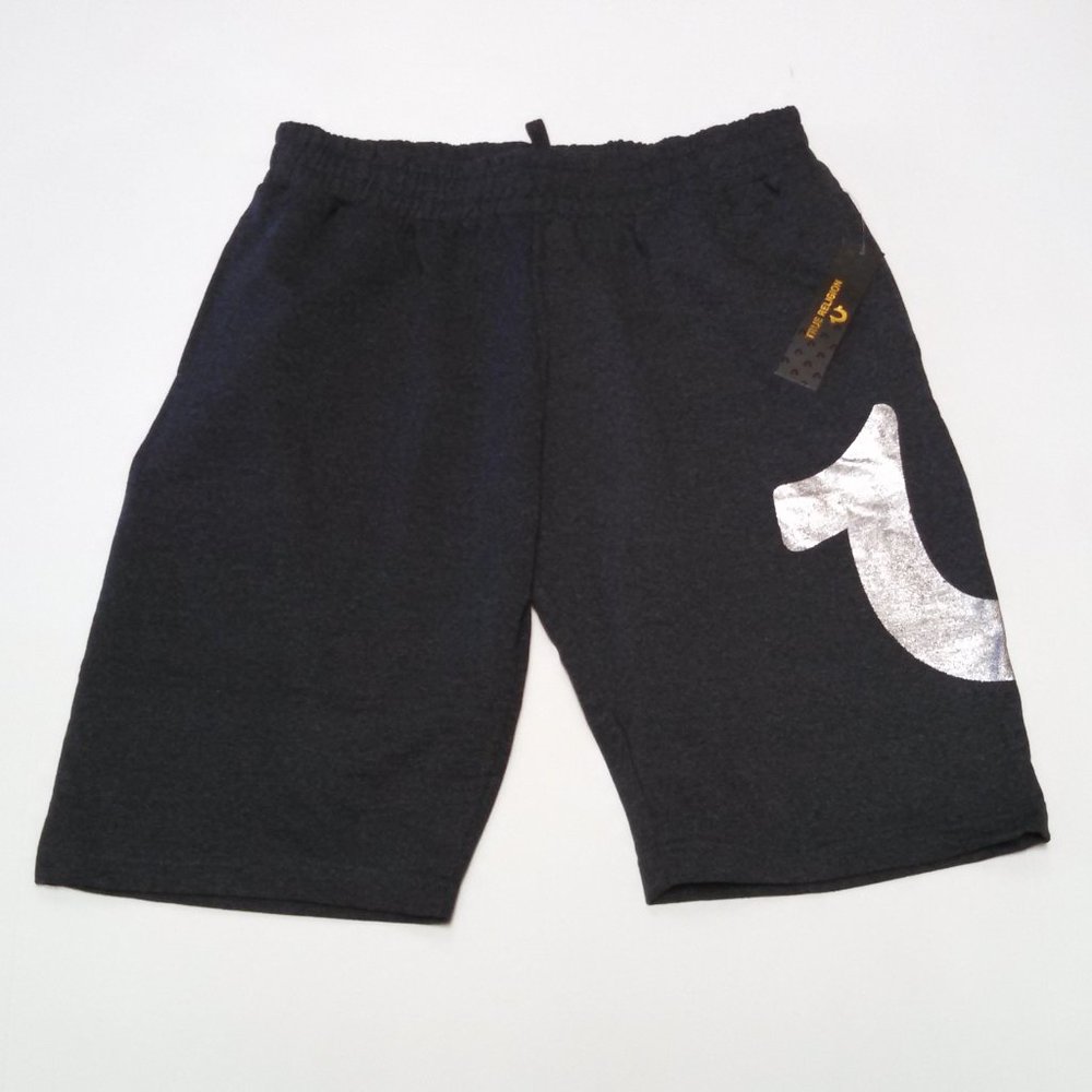True Religion Active Sweat Shorts Dark Blue - Picture 2 of 4